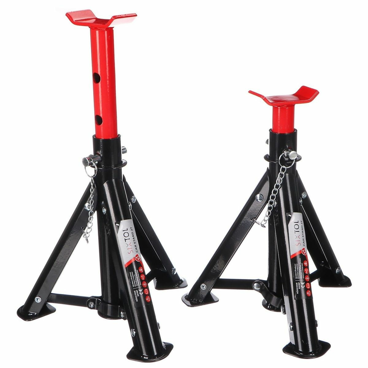 Sixtol Skladací stojan na auto MECHANIC CAR STAND2 t, 2 ks