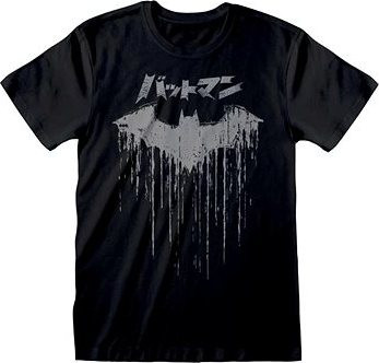 DC Comics – Batman – Melted Japanese Logo – tričko M