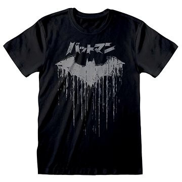 DC Comics – Batman – Melted Japanese Logo – tričko XXL