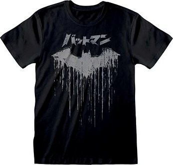 DC Comics – Batman – Melted Japanese Logo – tričko L