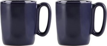 VIALLI DESIGN Sada 2 keramických hrnčekov, ESPRESSO 80 ml, navy, Fuori 29989