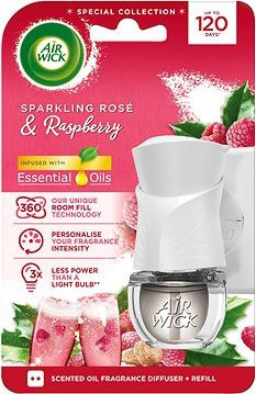 AIR WICK Electric komplet Ružový sekt a maliny 19 ml
