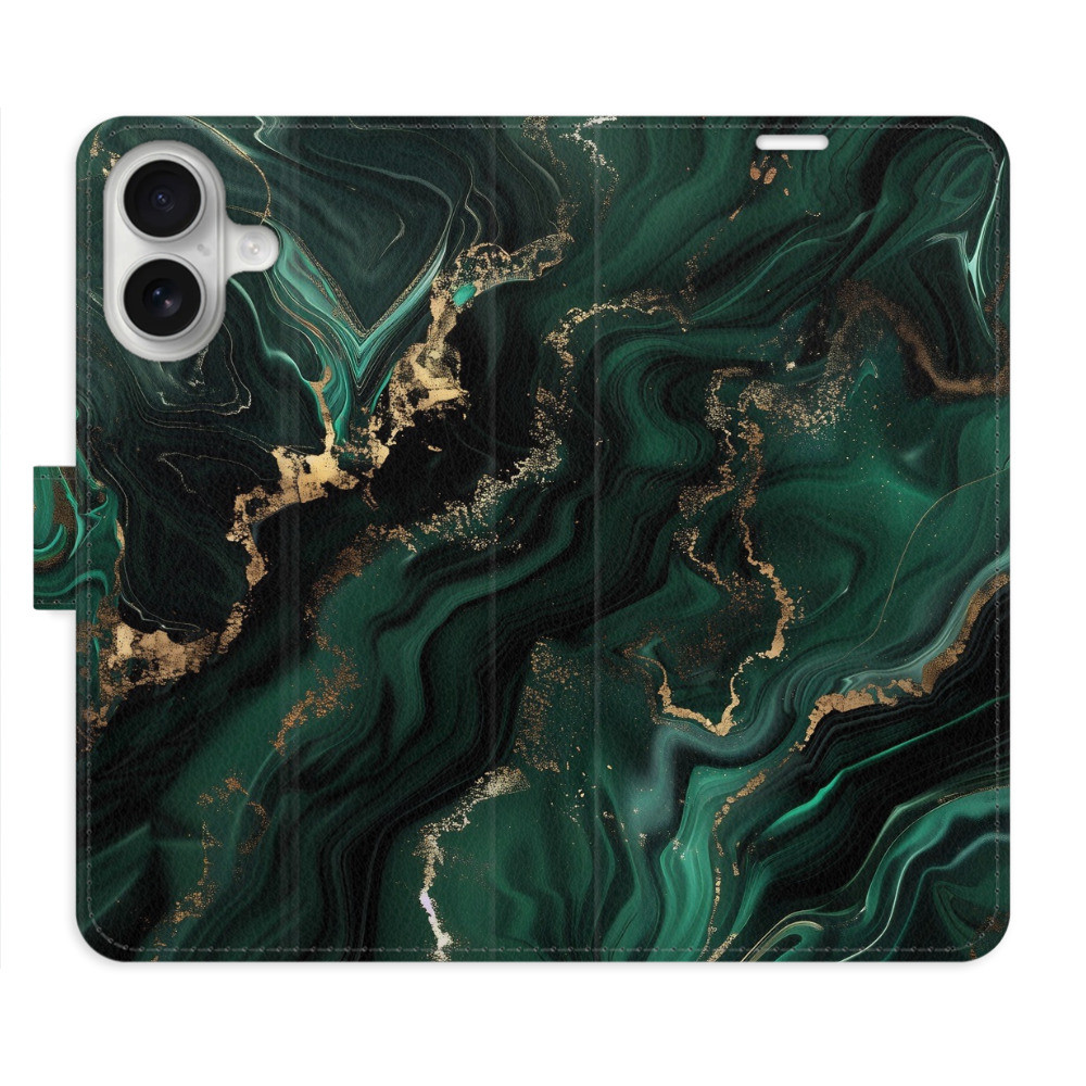 Flipové puzdro iSaprio - Emerald 02 - iPhone 16
