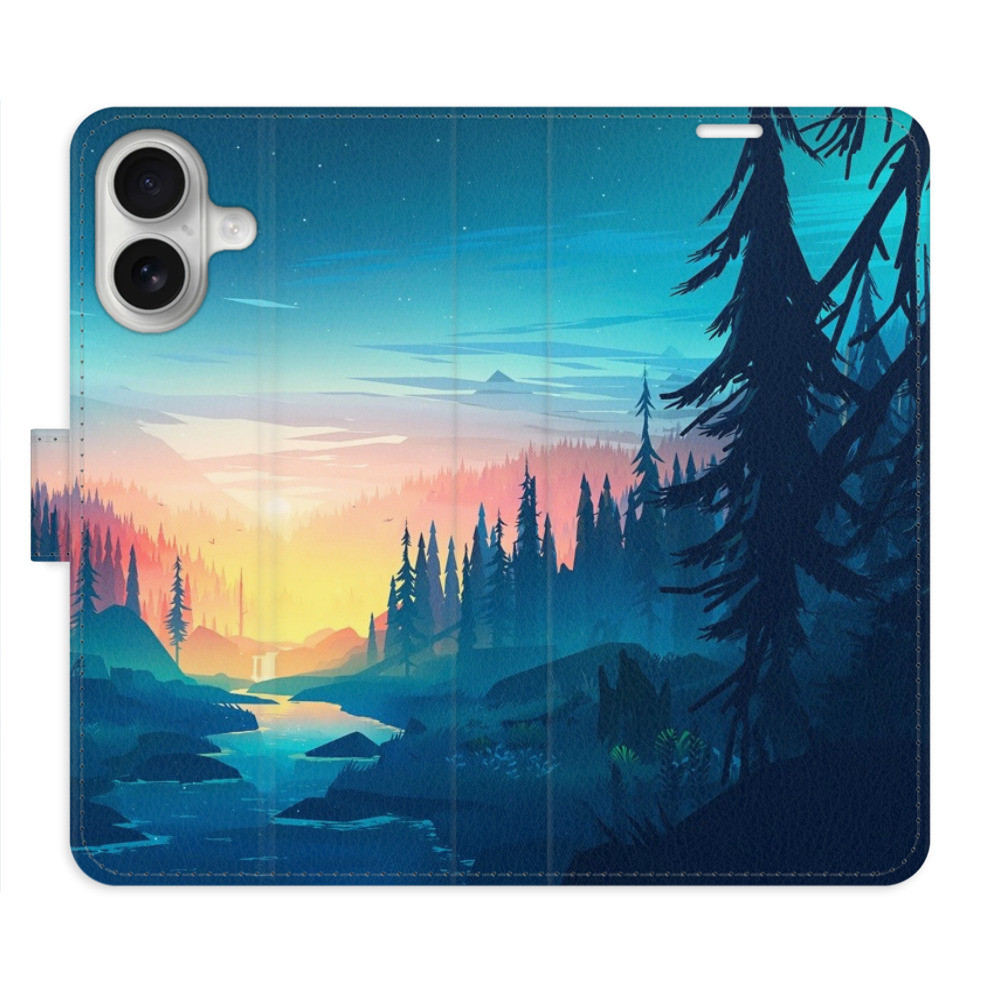 Flipové puzdro iSaprio - Magical Landscape - iPhone 16