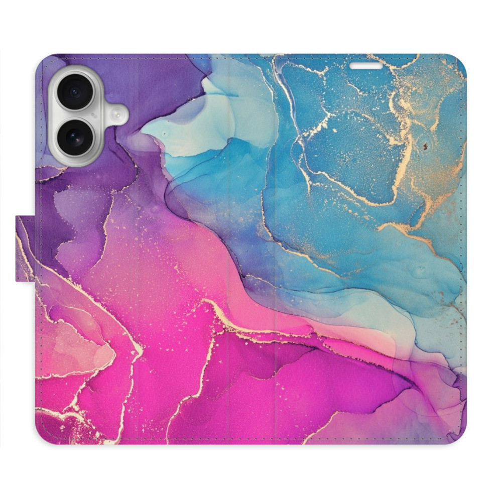 Flipové puzdro iSaprio - Colour Marble 02 - iPhone 16