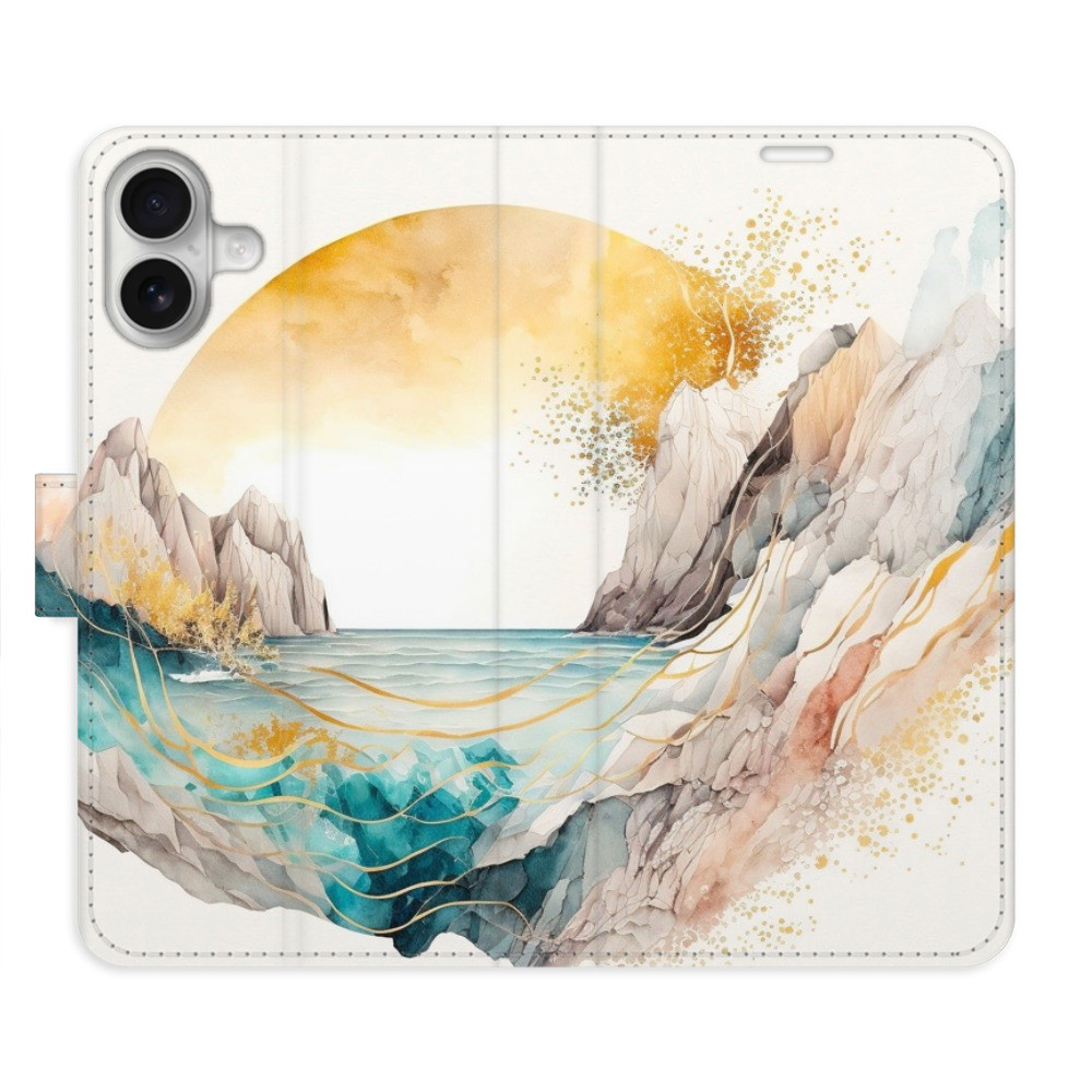 Flipové puzdro iSaprio - Winter in the Mountains - iPhone 16 Plus