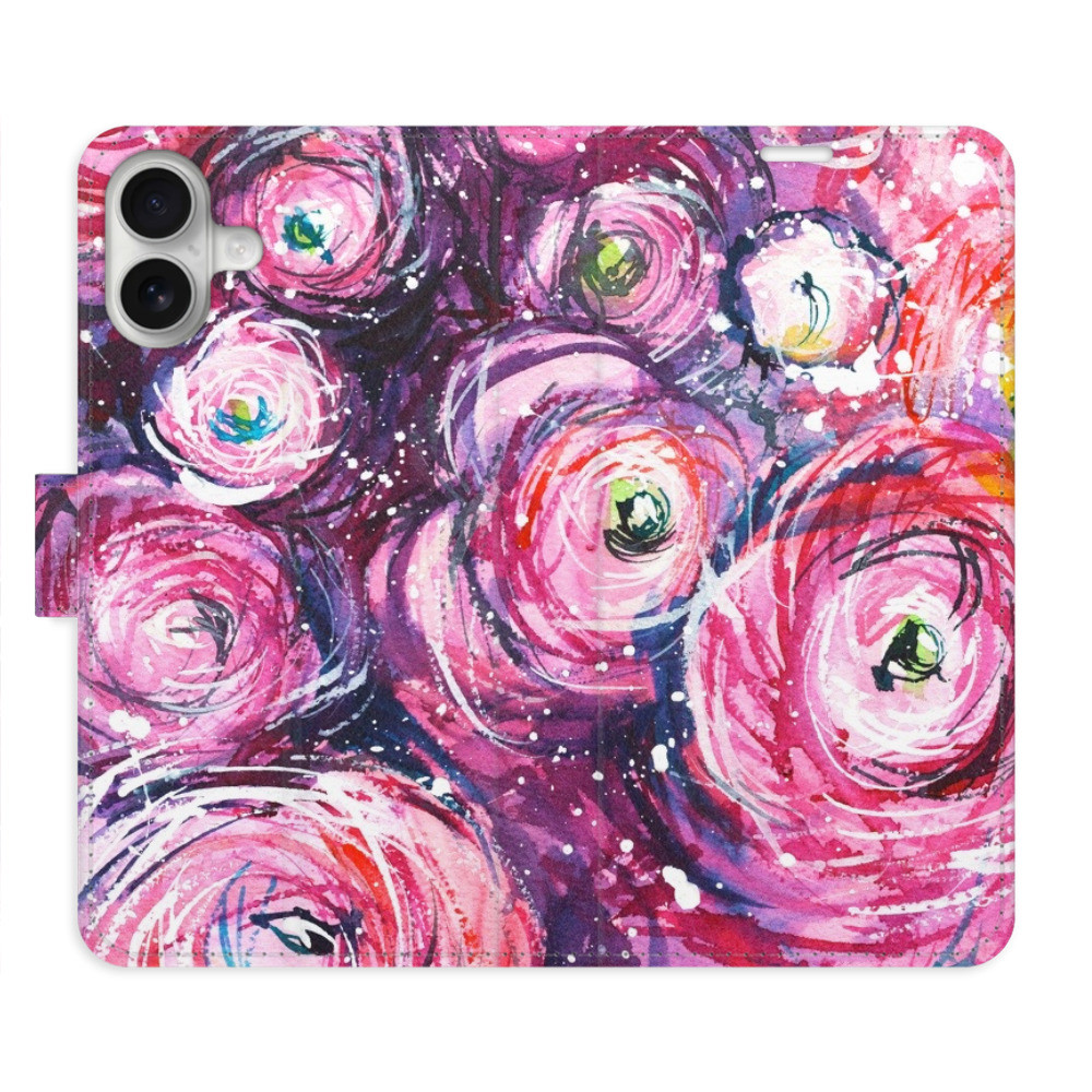 Flipové puzdro iSaprio - Retro Paint 02 - iPhone 16 Plus