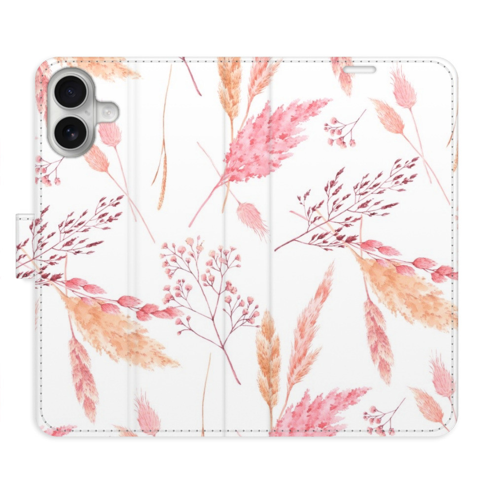 Flipové puzdro iSaprio - Ornamental Flowers - iPhone 16 Plus