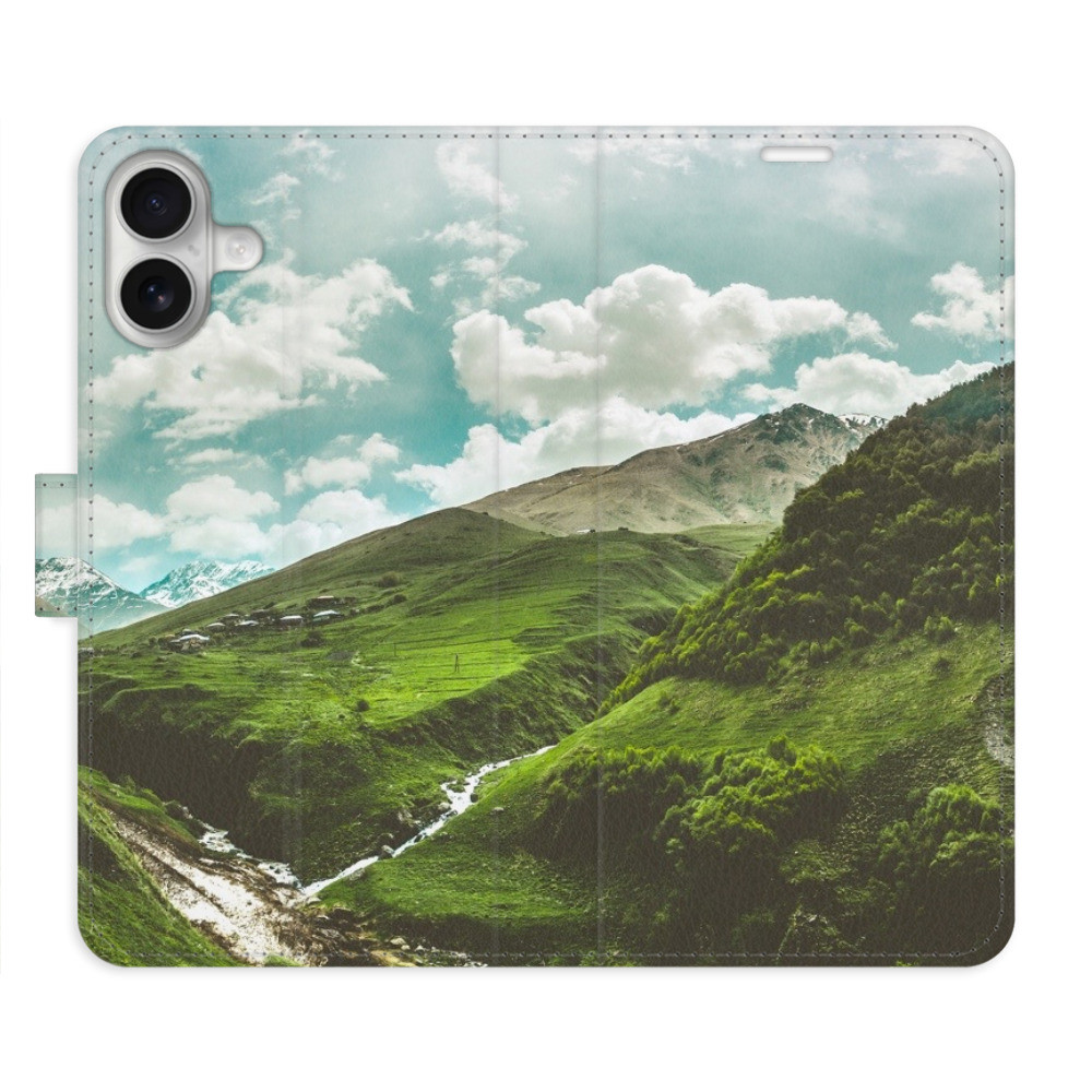 Flipové puzdro iSaprio - Mountain Valley - iPhone 16 Plus