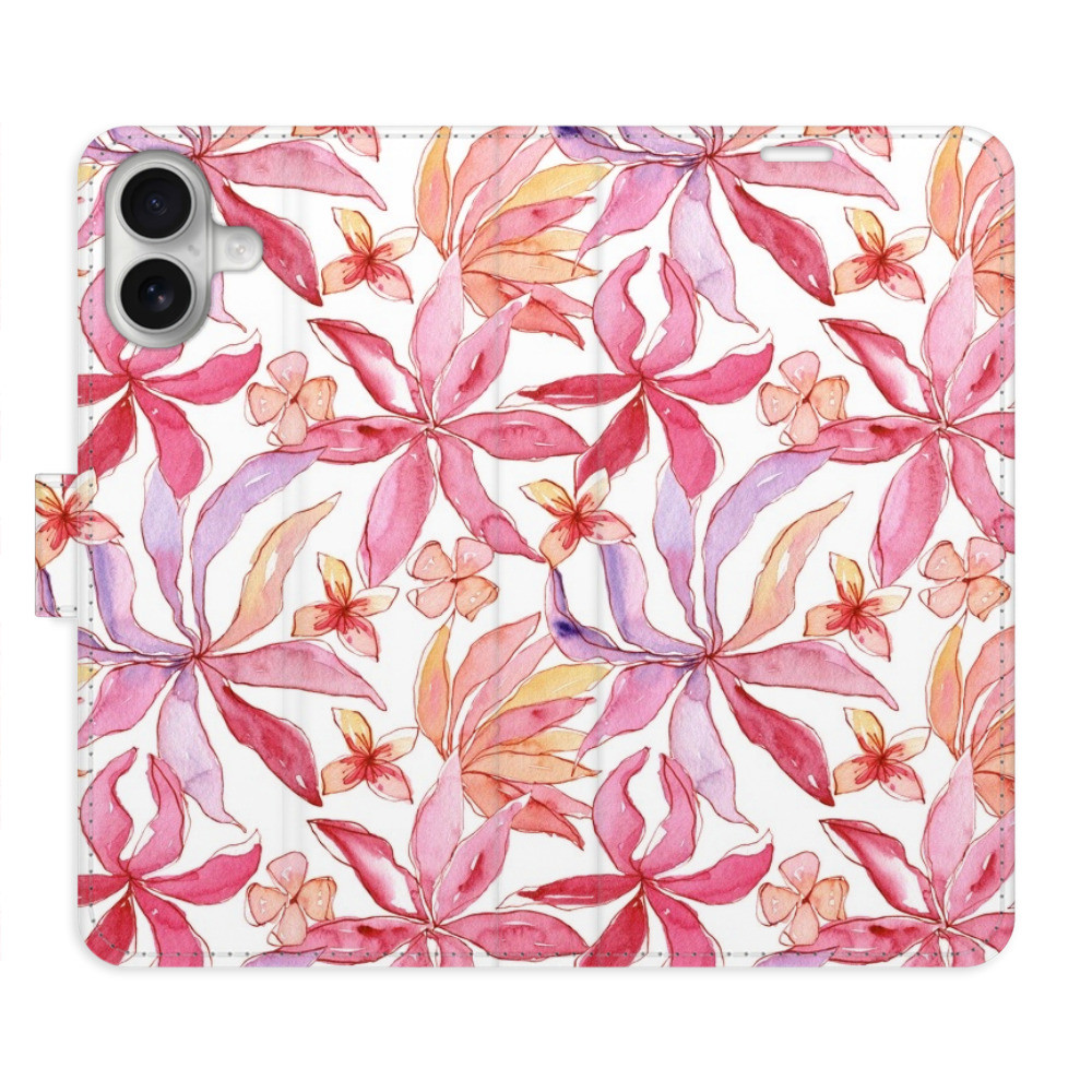 Flipové puzdro iSaprio - Flower Pattern 10 - iPhone 16 Plus
