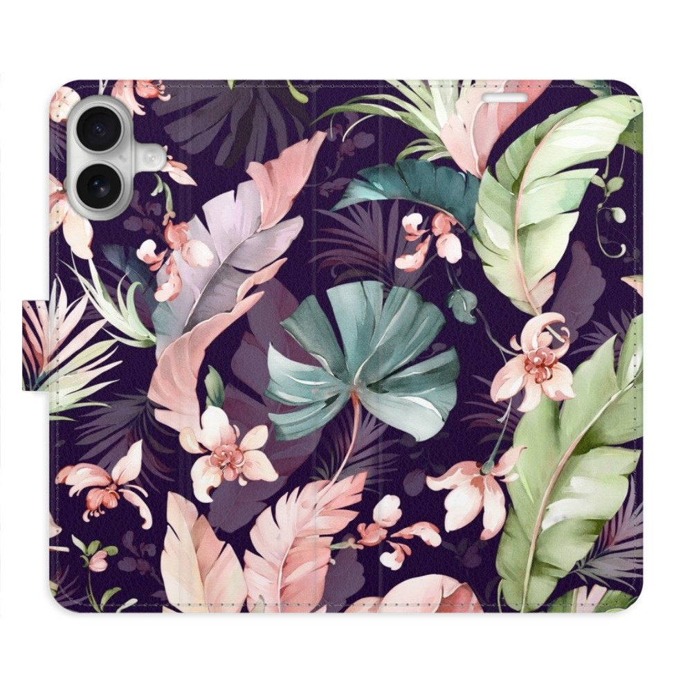 Flipové puzdro iSaprio - Flower Pattern 08 - iPhone 16 Plus