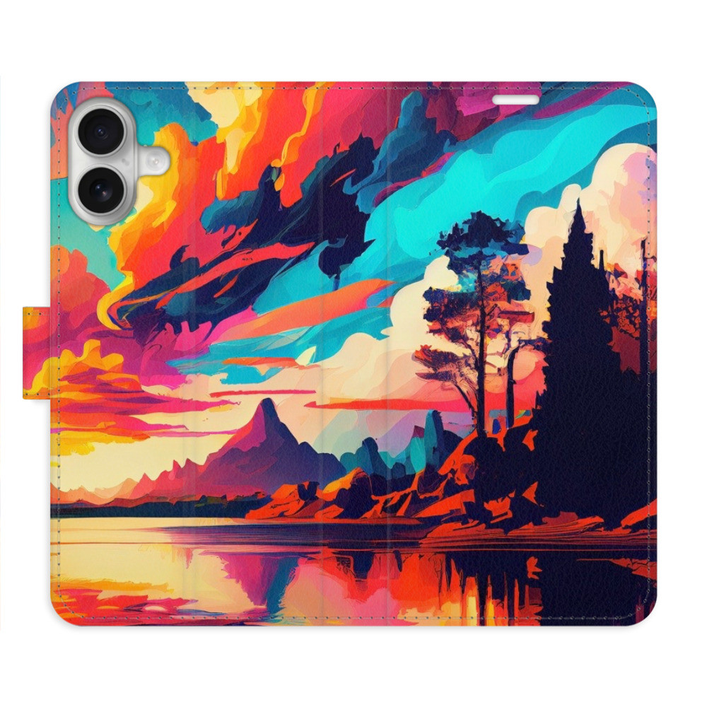Flipové puzdro iSaprio - Colorful Mountains 02 - iPhone 16 Plus