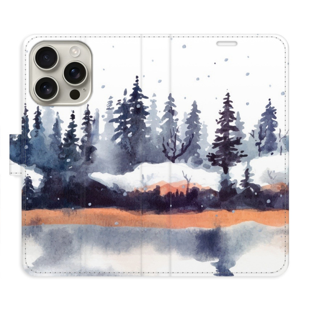 Flipové puzdro iSaprio - Winter 02 - iPhone 16 Pro