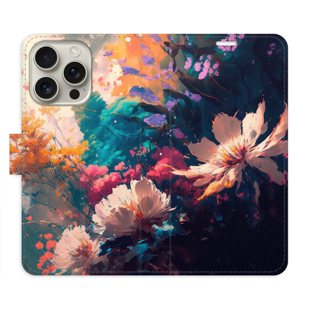 Flipové puzdro iSaprio - Spring Flowers - iPhone 16 Pro