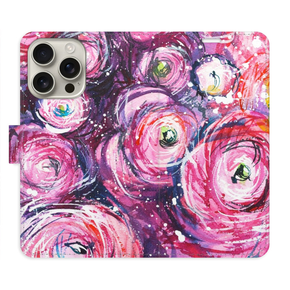 Flipové puzdro iSaprio - Retro Paint 02 - iPhone 16 Pro