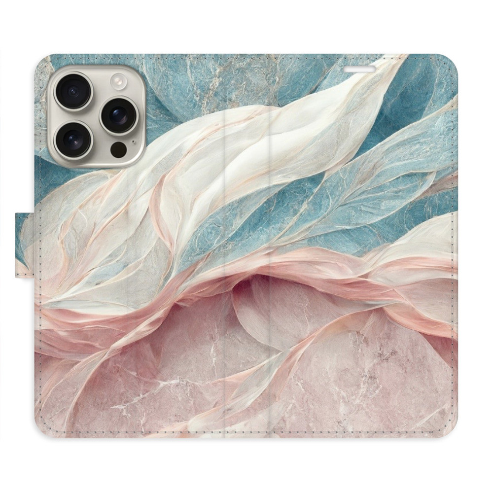 Flipové puzdro iSaprio - Old Leaves 03 - iPhone 16 Pro