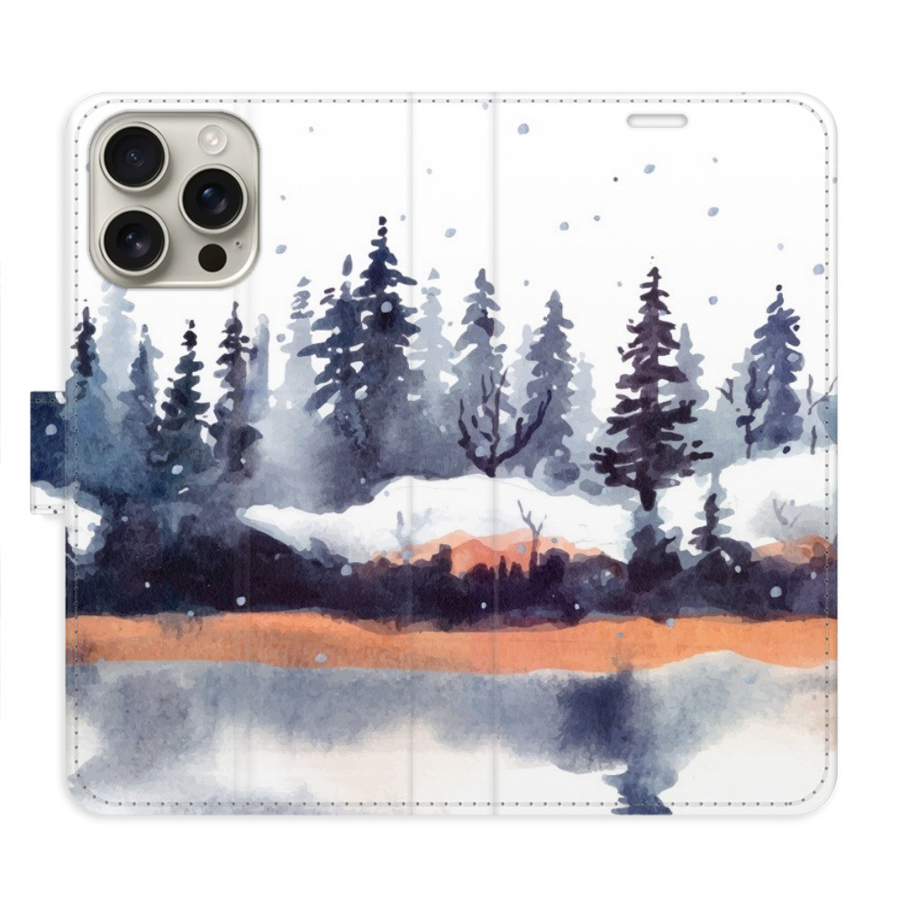 Flipové puzdro iSaprio - Winter 02 - iPhone 16 Pro Max