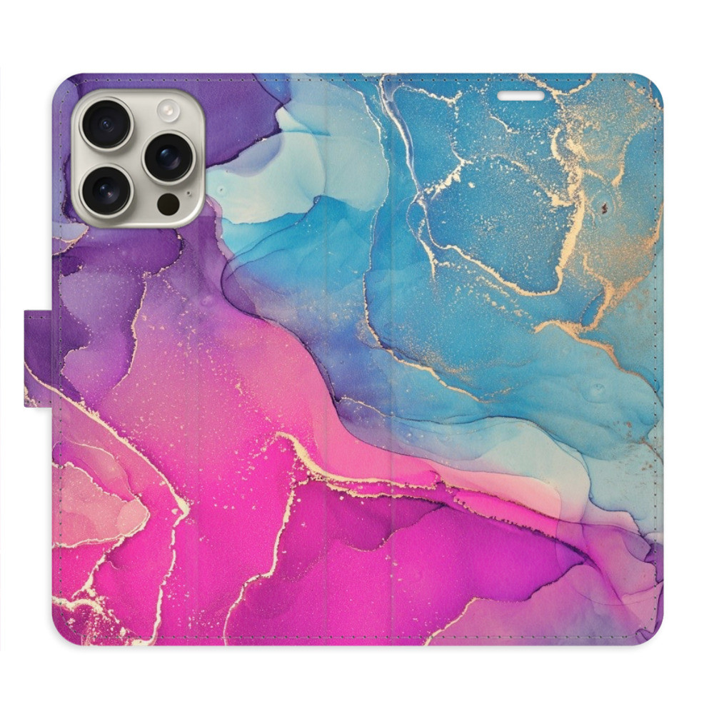 Flipové puzdro iSaprio - Colour Marble 02 - iPhone 16 Pro Max