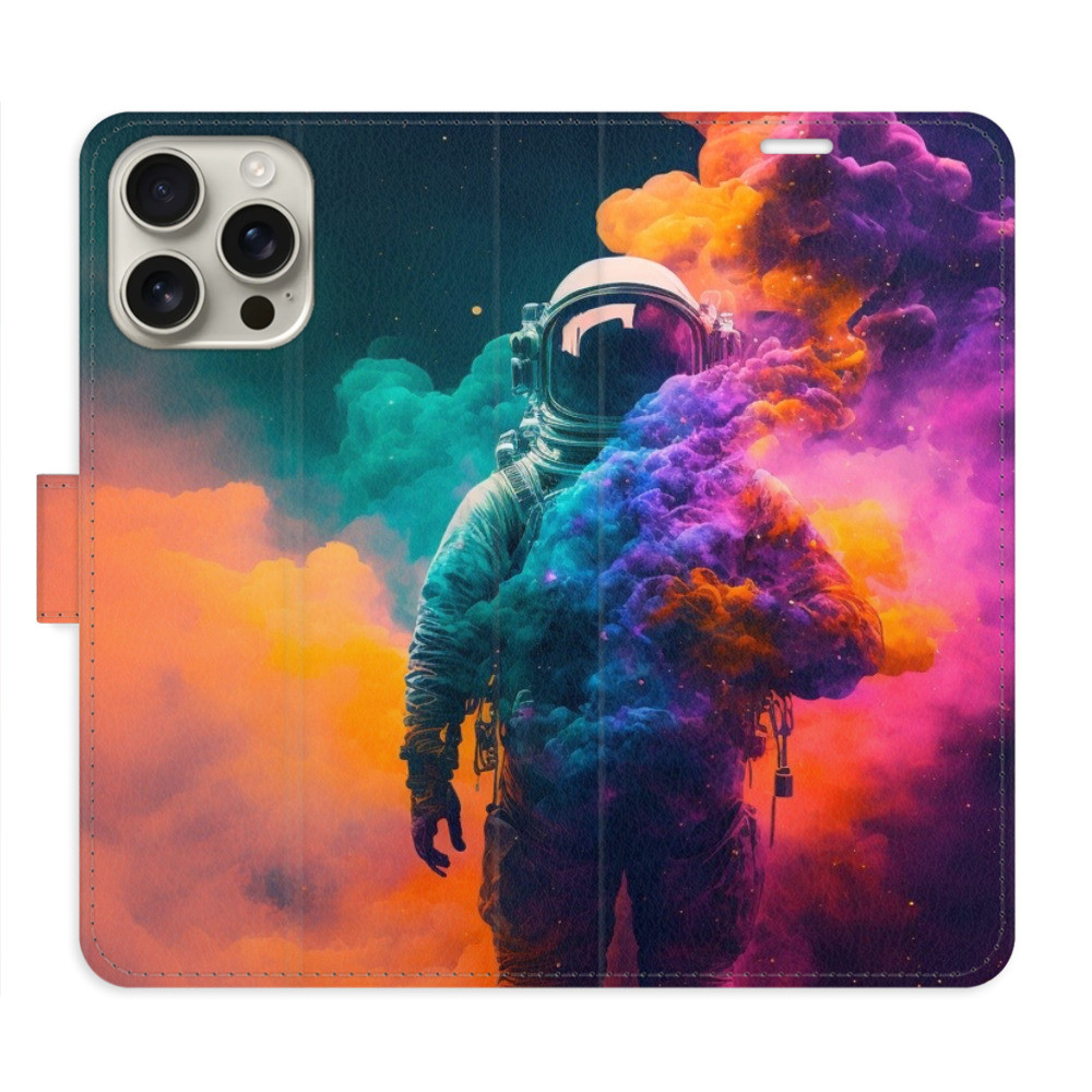 Flipové puzdro iSaprio - Astronaut in Colours 02 - iPhone 16 Pro Max