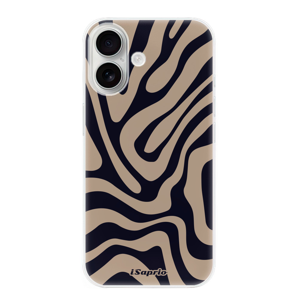 Odolné silikónové puzdro iSaprio - Zebra Black - iPhone 16