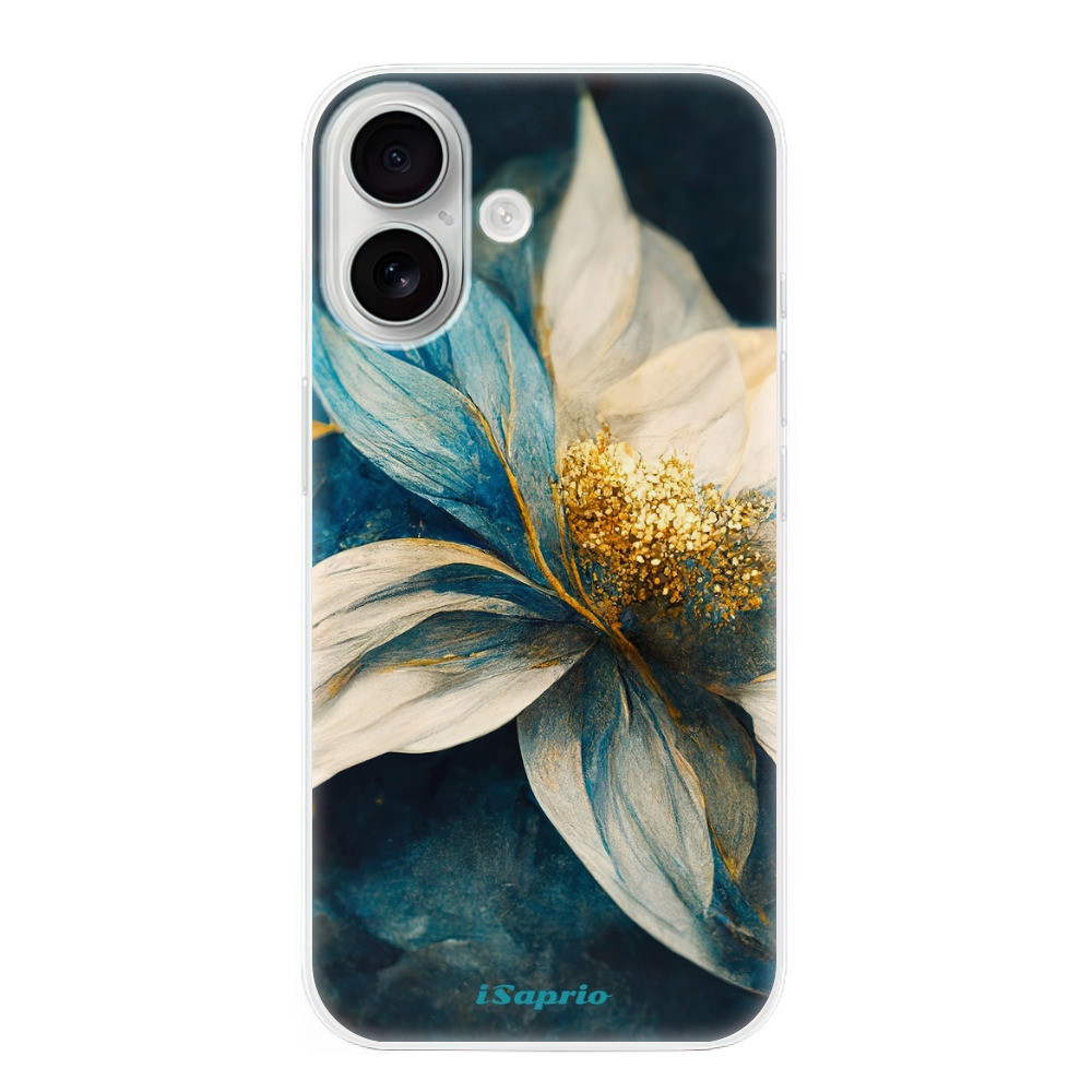 Odolné silikónové puzdro iSaprio - Blue Petals - iPhone 16