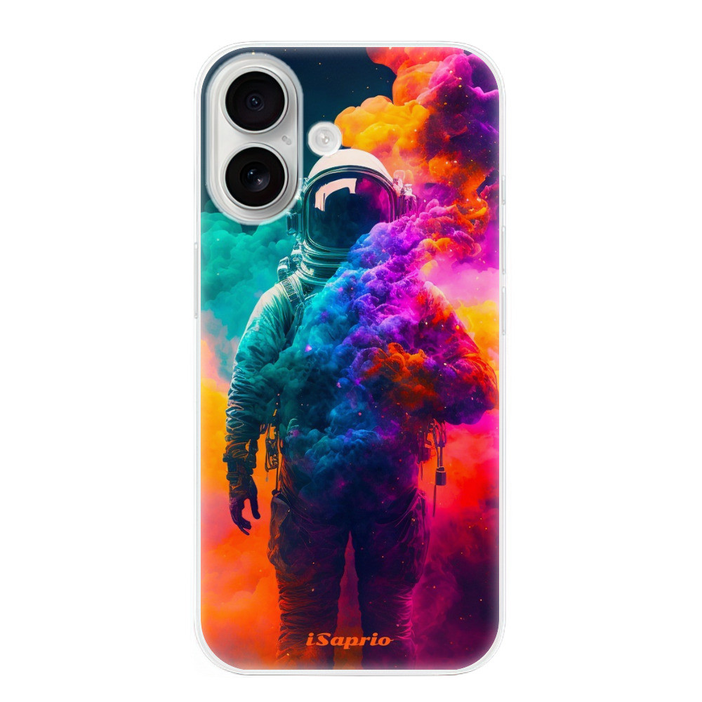 Odolné silikónové puzdro iSaprio - Astronaut in Colors - iPhone 16