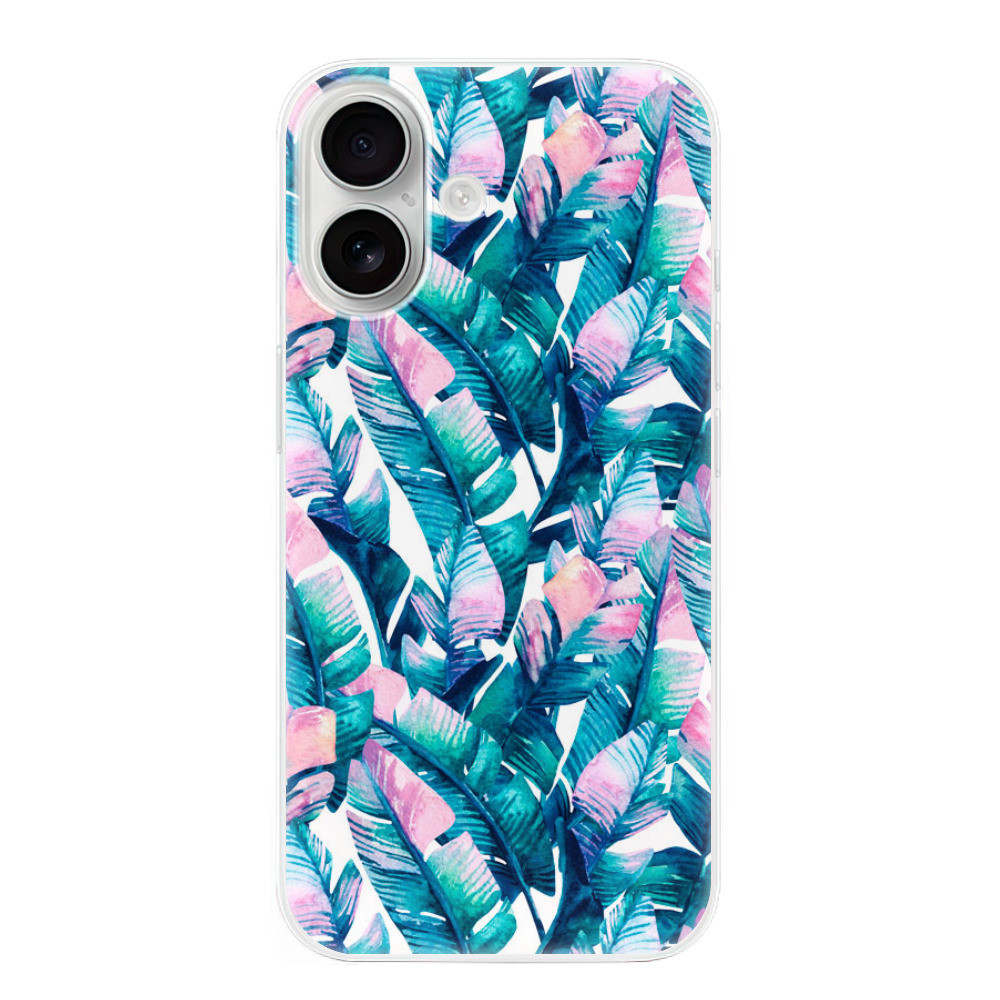 Odolné silikónové puzdro iSaprio - Palm Leaves 03 - iPhone 16