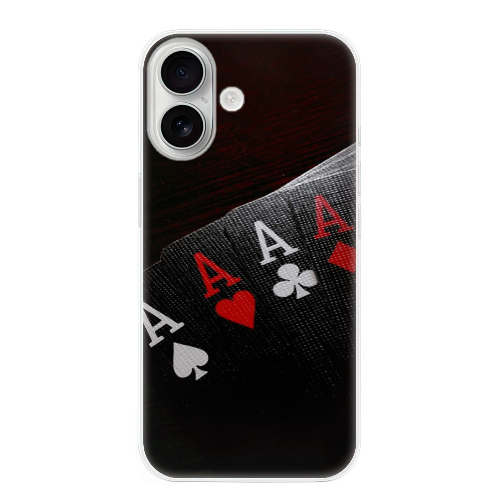 Odolné silikónové puzdro iSaprio - Poker - iPhone 16