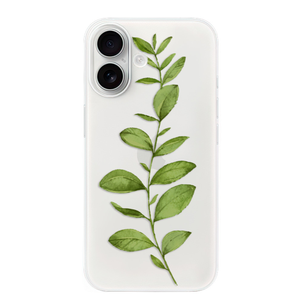 Odolné silikónové puzdro iSaprio - Green Plant 01 - iPhone 16