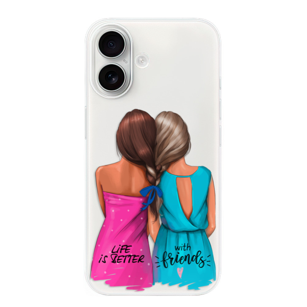 Odolné silikónové puzdro iSaprio - Best Friends - iPhone 16