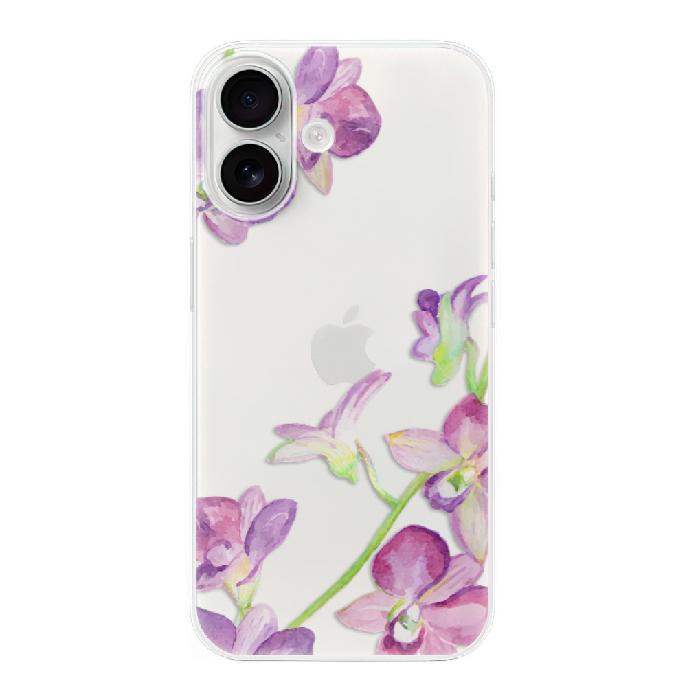 Odolné silikónové puzdro iSaprio - Purple Orchid - iPhone 16