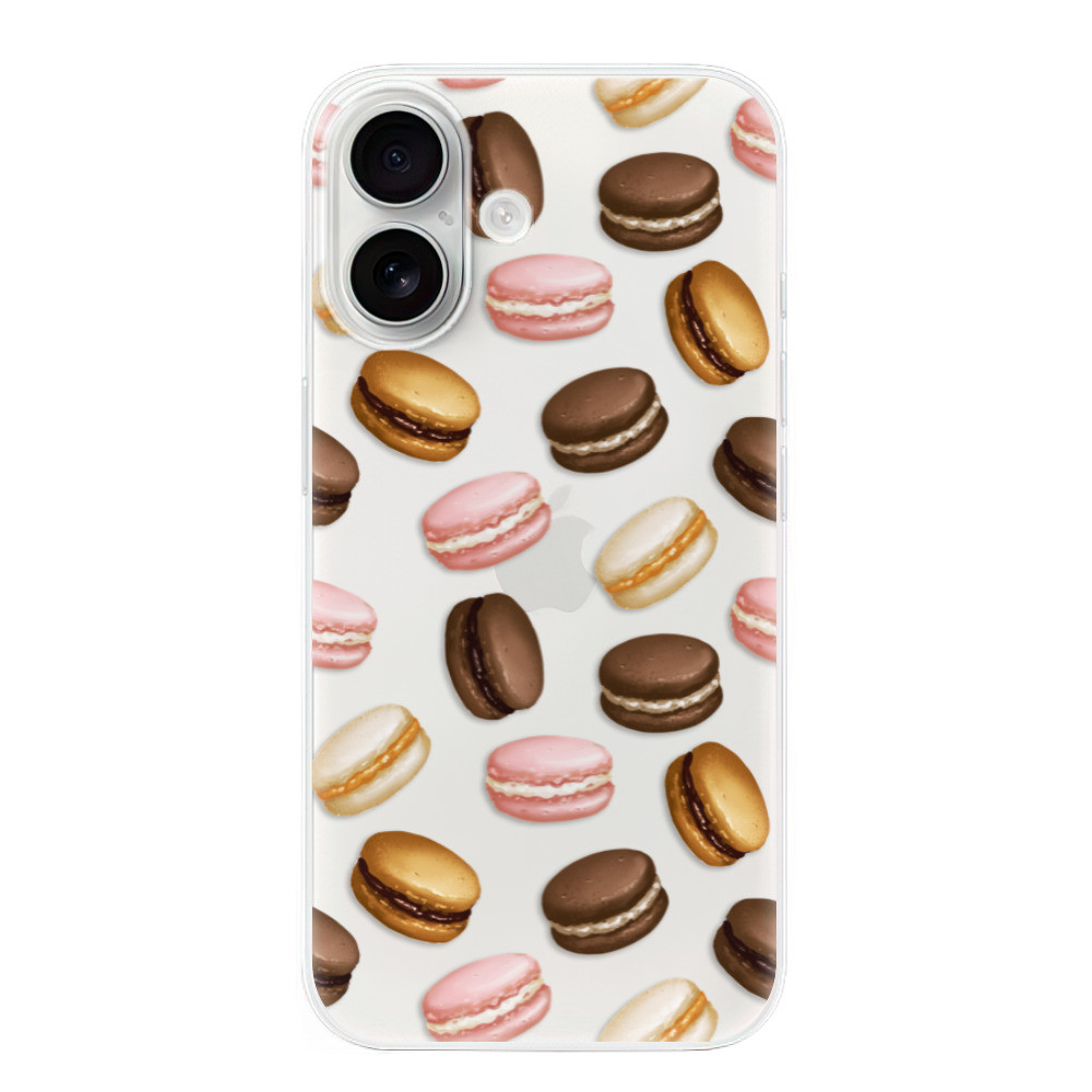 Odolné silikónové puzdro iSaprio - Macaron Pattern - iPhone 16