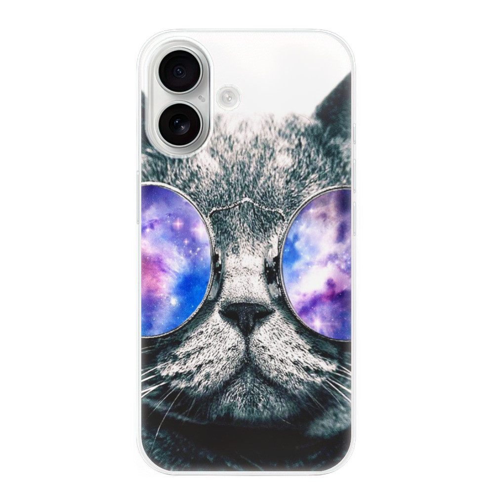 Odolné silikónové puzdro iSaprio - Galaxy Cat - iPhone 16