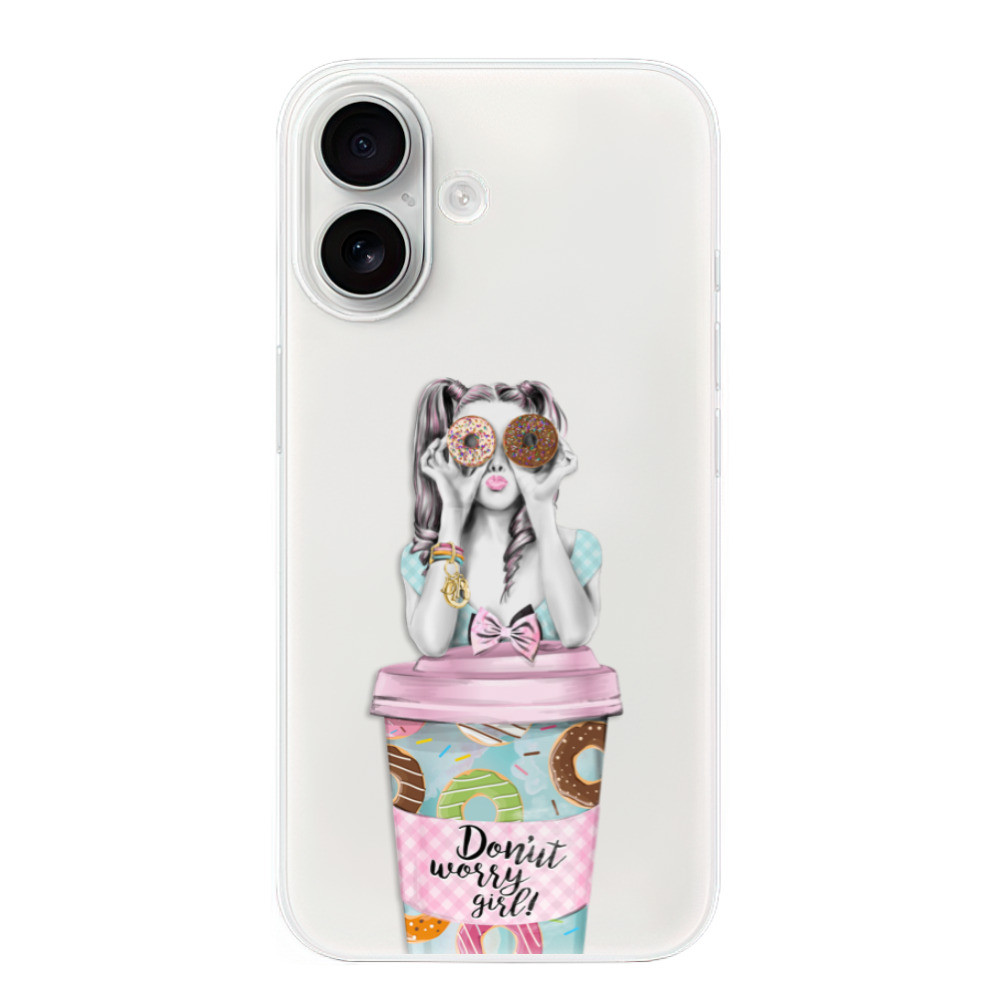 Odolné silikónové puzdro iSaprio - Donut Worry - iPhone 16