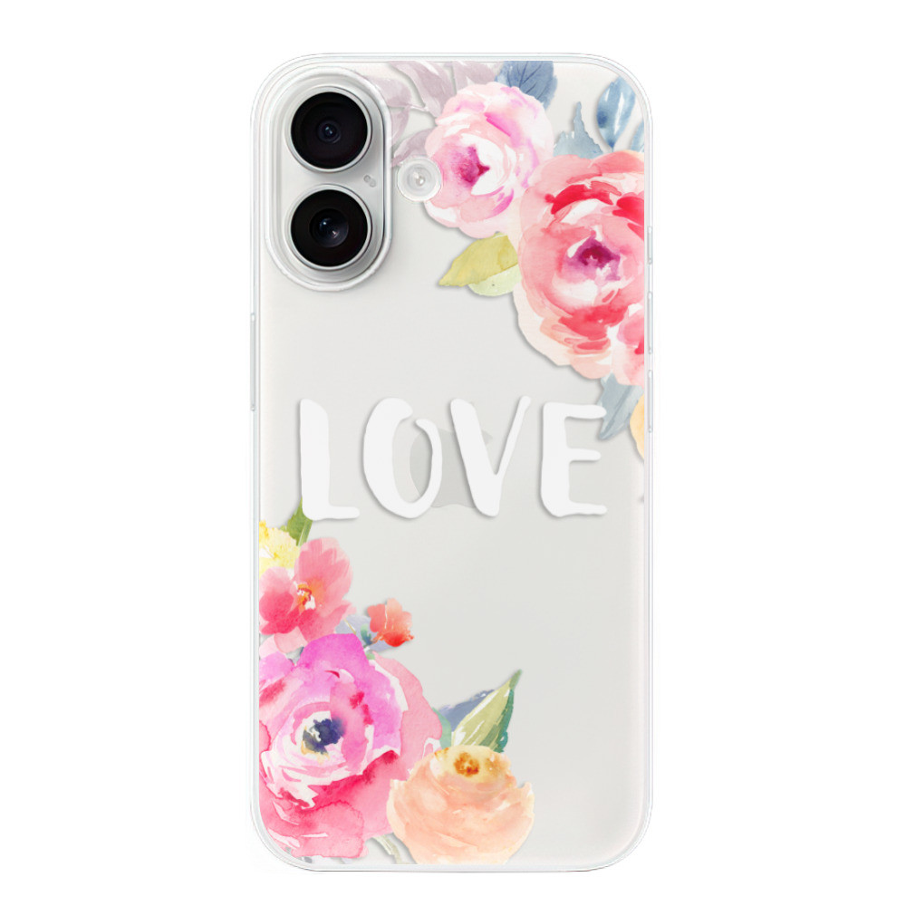 Odolné silikónové puzdro iSaprio - Love - iPhone 16