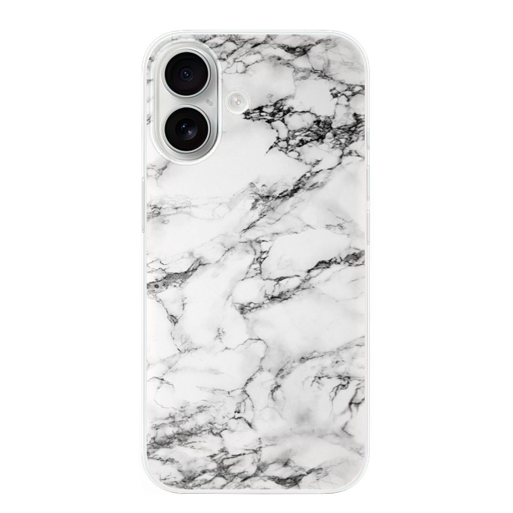 Odolné silikónové puzdro iSaprio - White Marble 01 - iPhone 16
