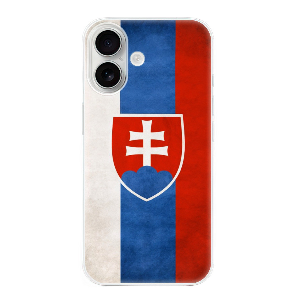 Odolné silikónové puzdro iSaprio - Slovakia Flag - iPhone 16