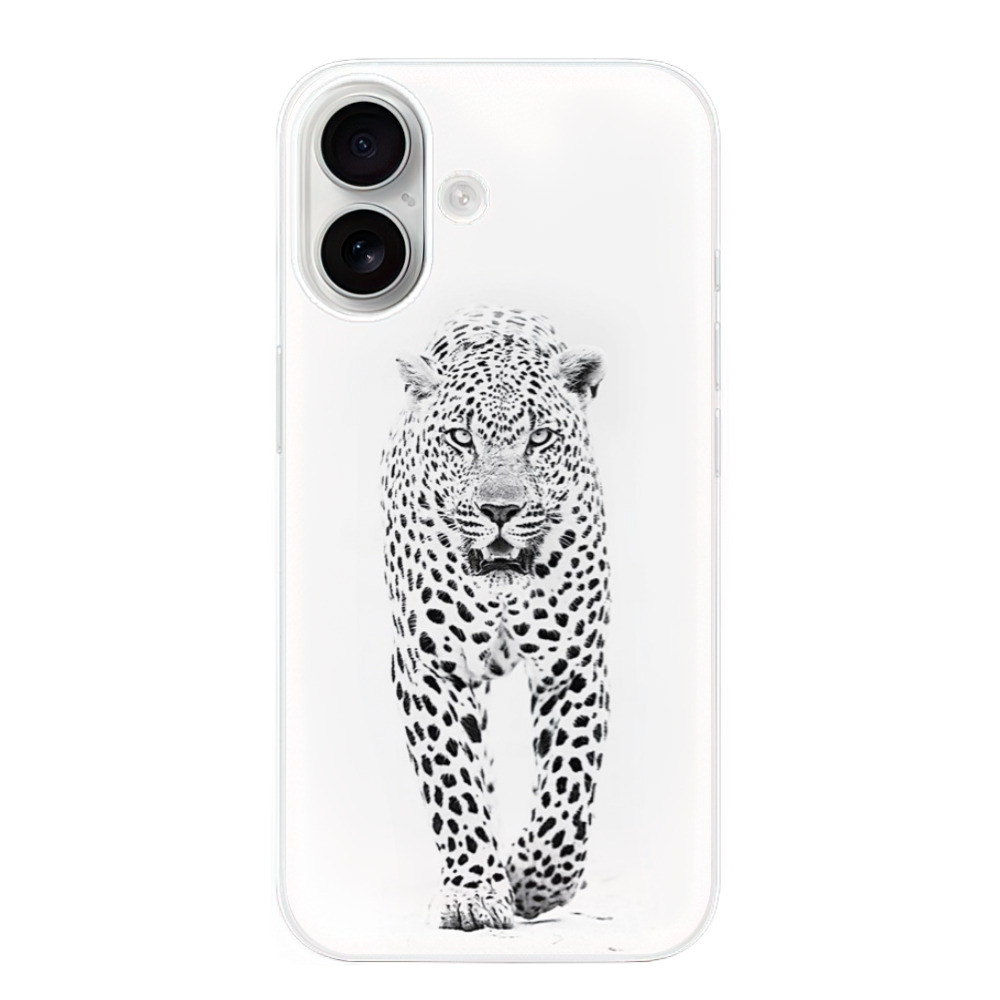 Odolné silikónové puzdro iSaprio - White Jaguar - iPhone 16