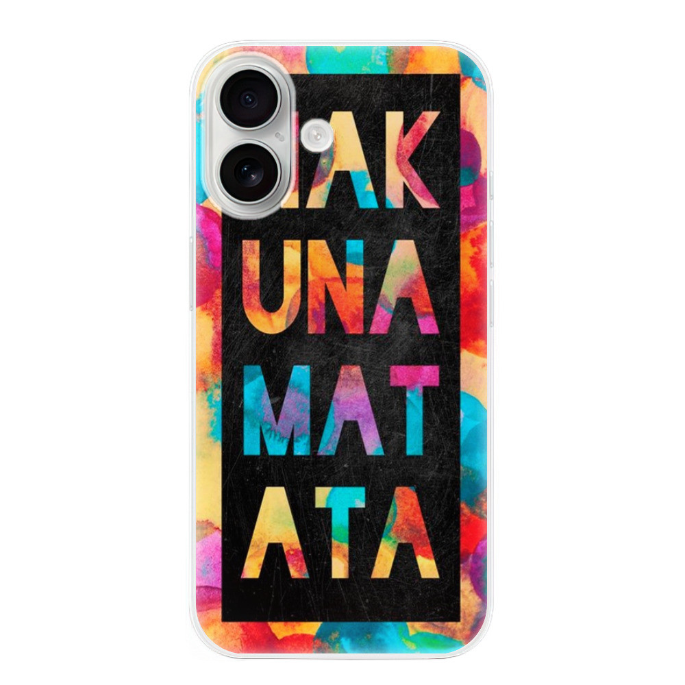 Odolné silikónové puzdro iSaprio - Hakuna Matata 01 - iPhone 16