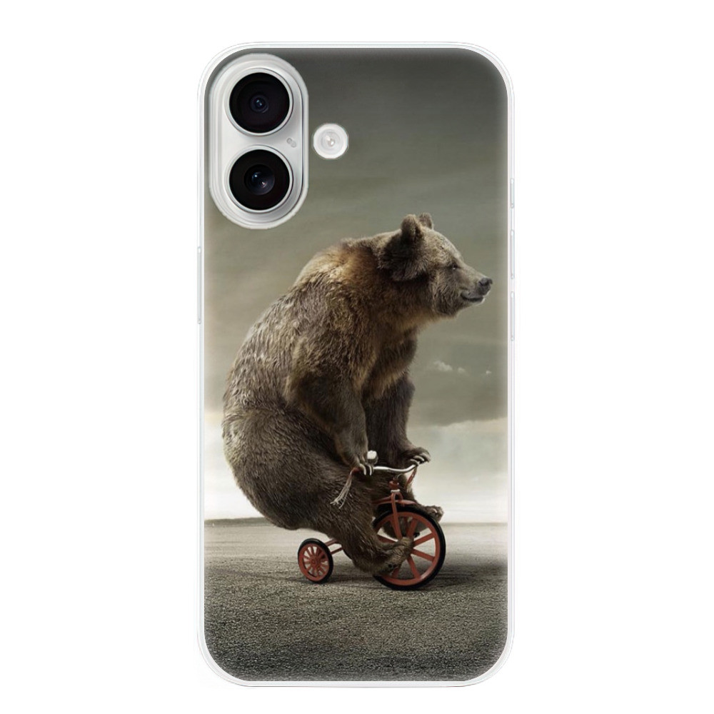 Odolné silikónové puzdro iSaprio - Bear 01 - iPhone 16
