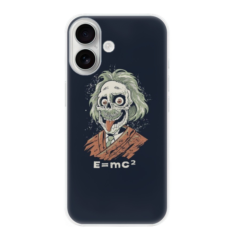 Odolné silikónové puzdro iSaprio - Einstein 01 - iPhone 16