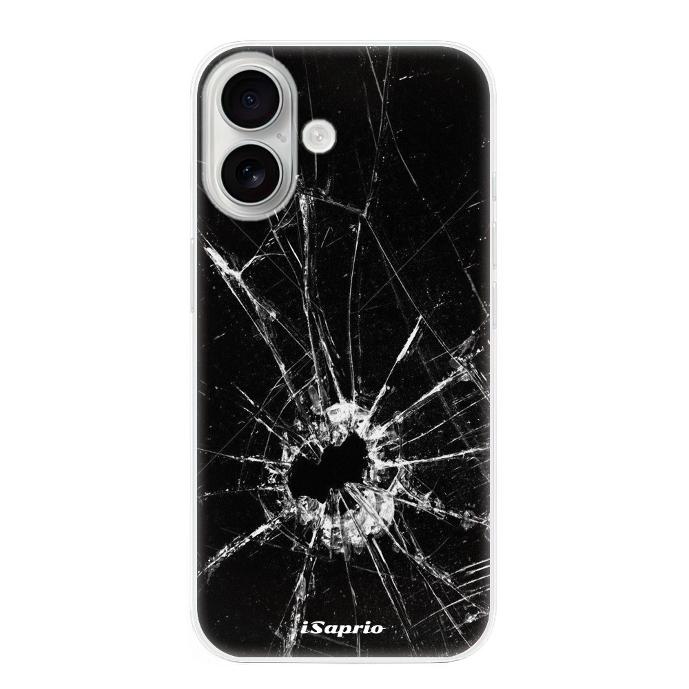 Odolné silikónové puzdro iSaprio - Broken Glass 10 - iPhone 16