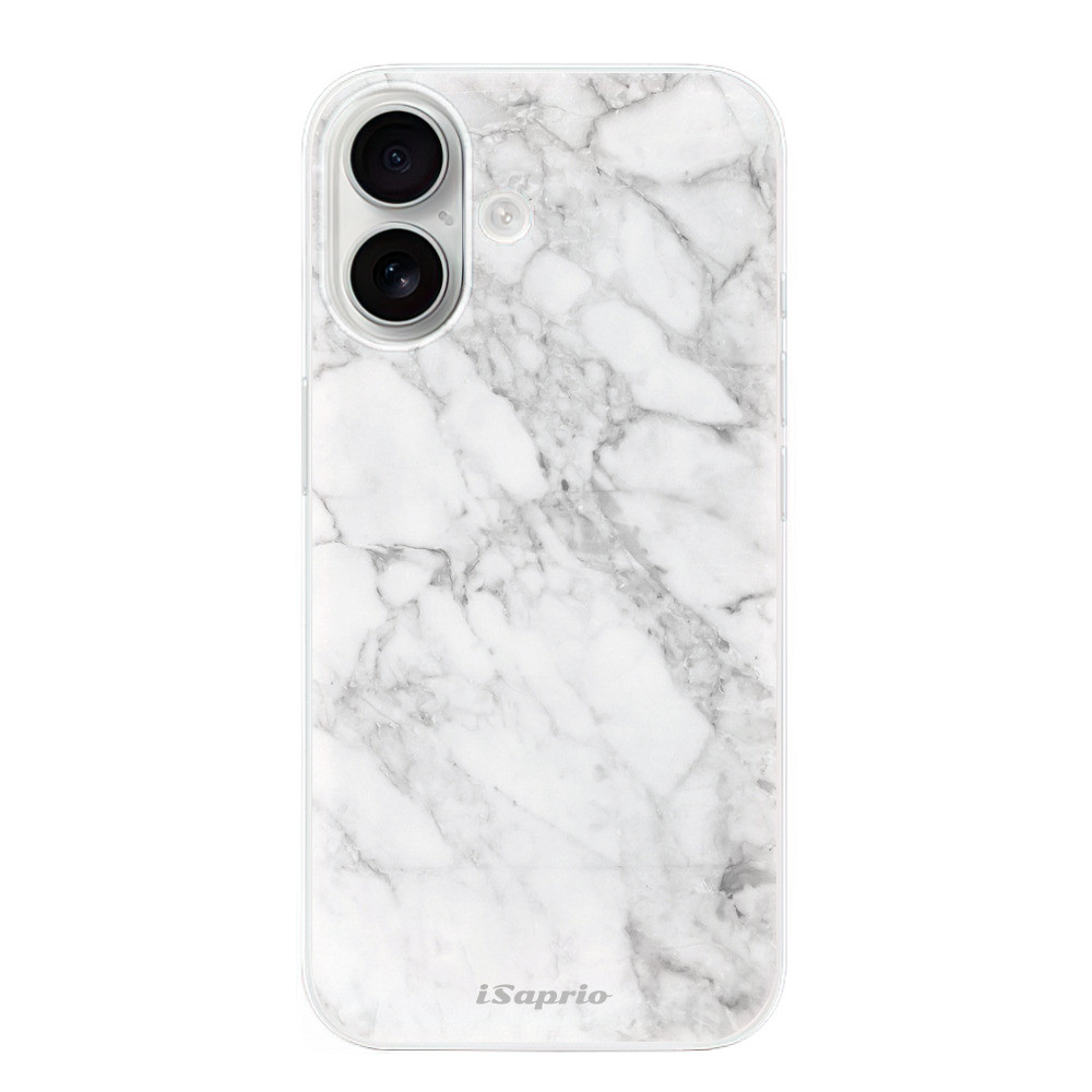 Odolné silikónové puzdro iSaprio - SilverMarble 14 - iPhone 16