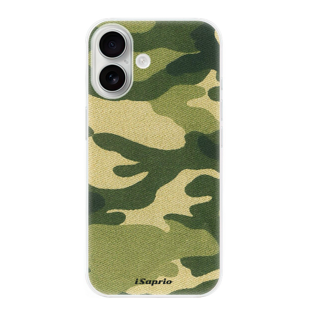 Odolné silikónové puzdro iSaprio - Green Camuflage 01 - iPhone 16