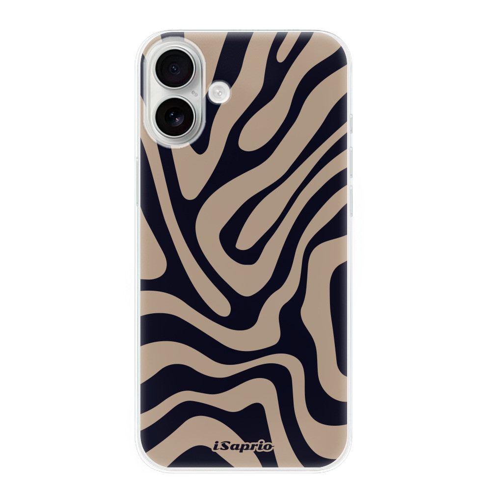 Odolné silikónové puzdro iSaprio - Zebra Black - iPhone 16 Plus