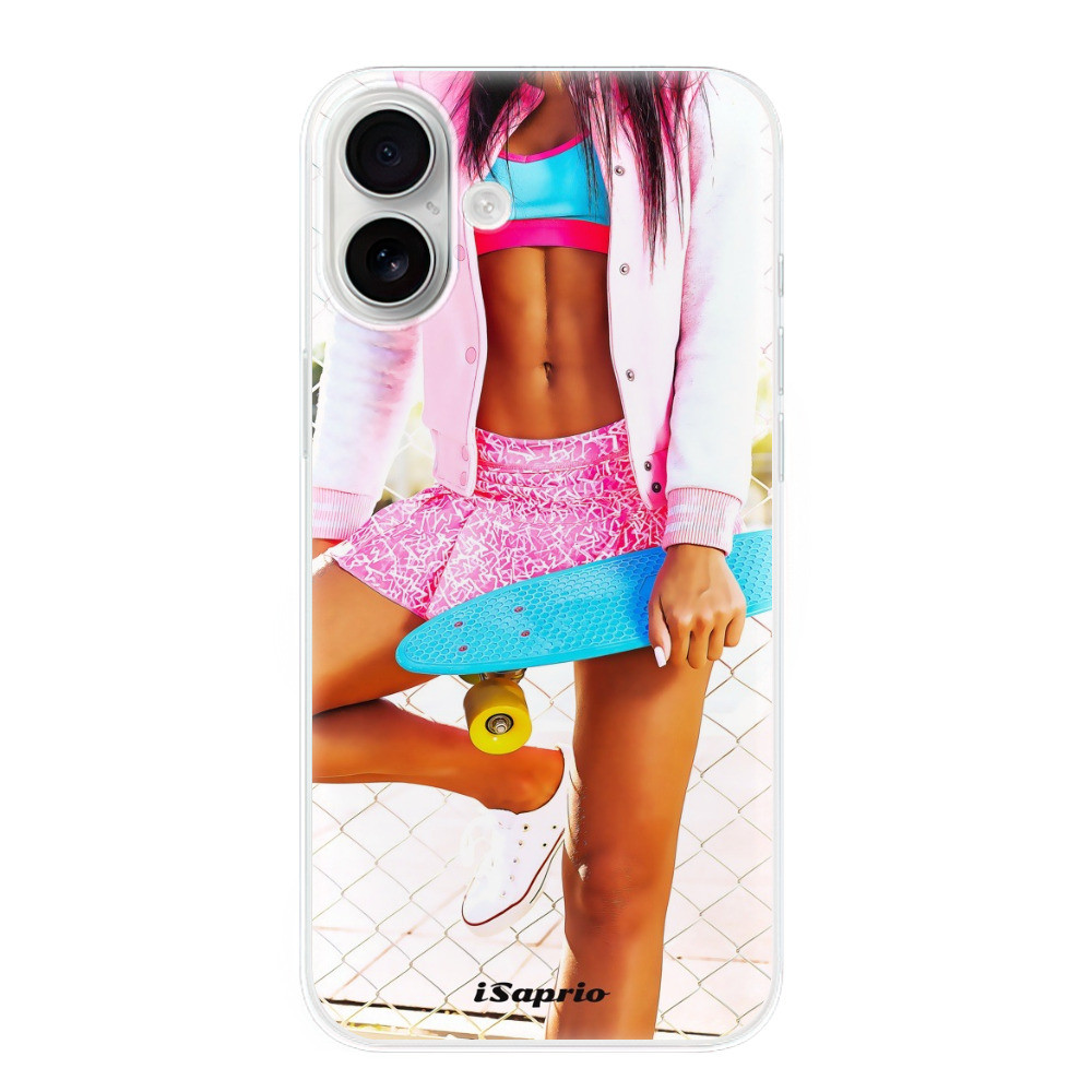 Odolné silikónové puzdro iSaprio - Skate girl 01 - iPhone 16 Plus