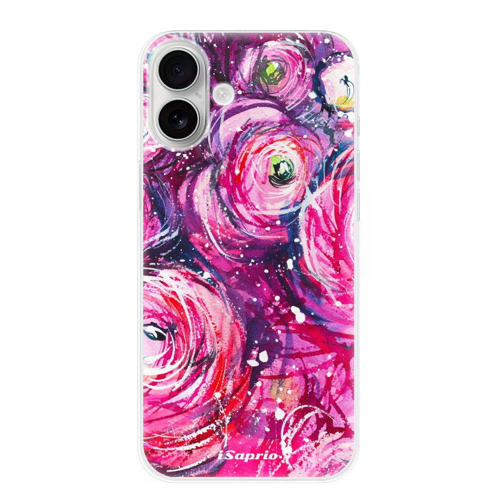 Odolné silikónové puzdro iSaprio - Pink Bouquet - iPhone 16 Plus