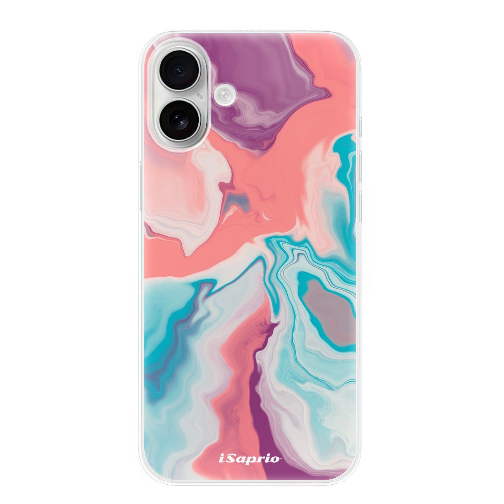 Odolné silikónové puzdro iSaprio - New Liquid - iPhone 16 Plus