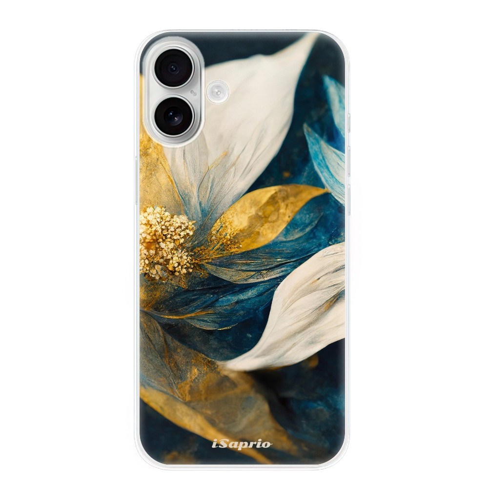 Odolné silikónové puzdro iSaprio - Gold Petals - iPhone 16 Plus