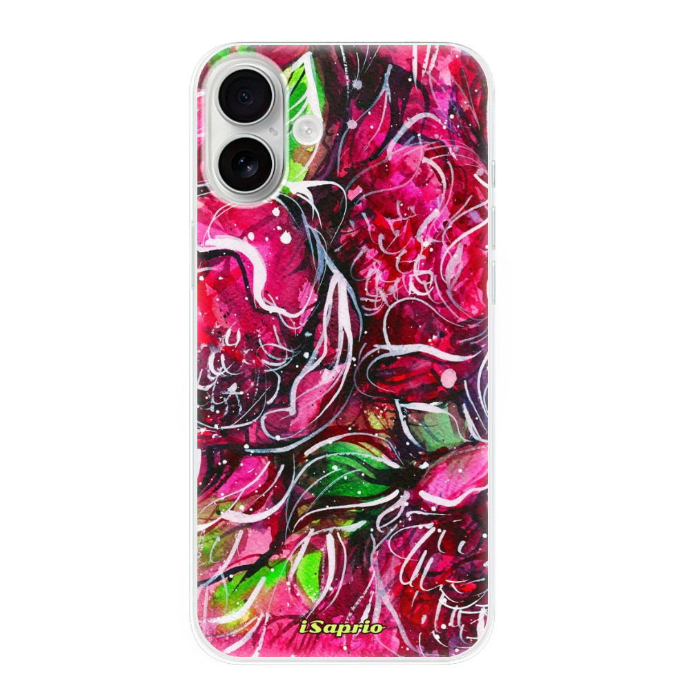 Odolné silikónové puzdro iSaprio - Burgundy - iPhone 16 Plus